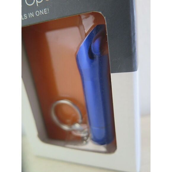 Brookstone Blue Bottle Opener Light 3 tools In 1 - Picture 6 of 6
